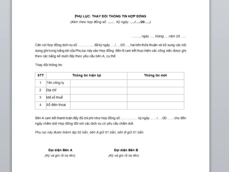Annex là gì? Khái niệm, quy định pháp luật và vai trò phụ lục hợp đồng