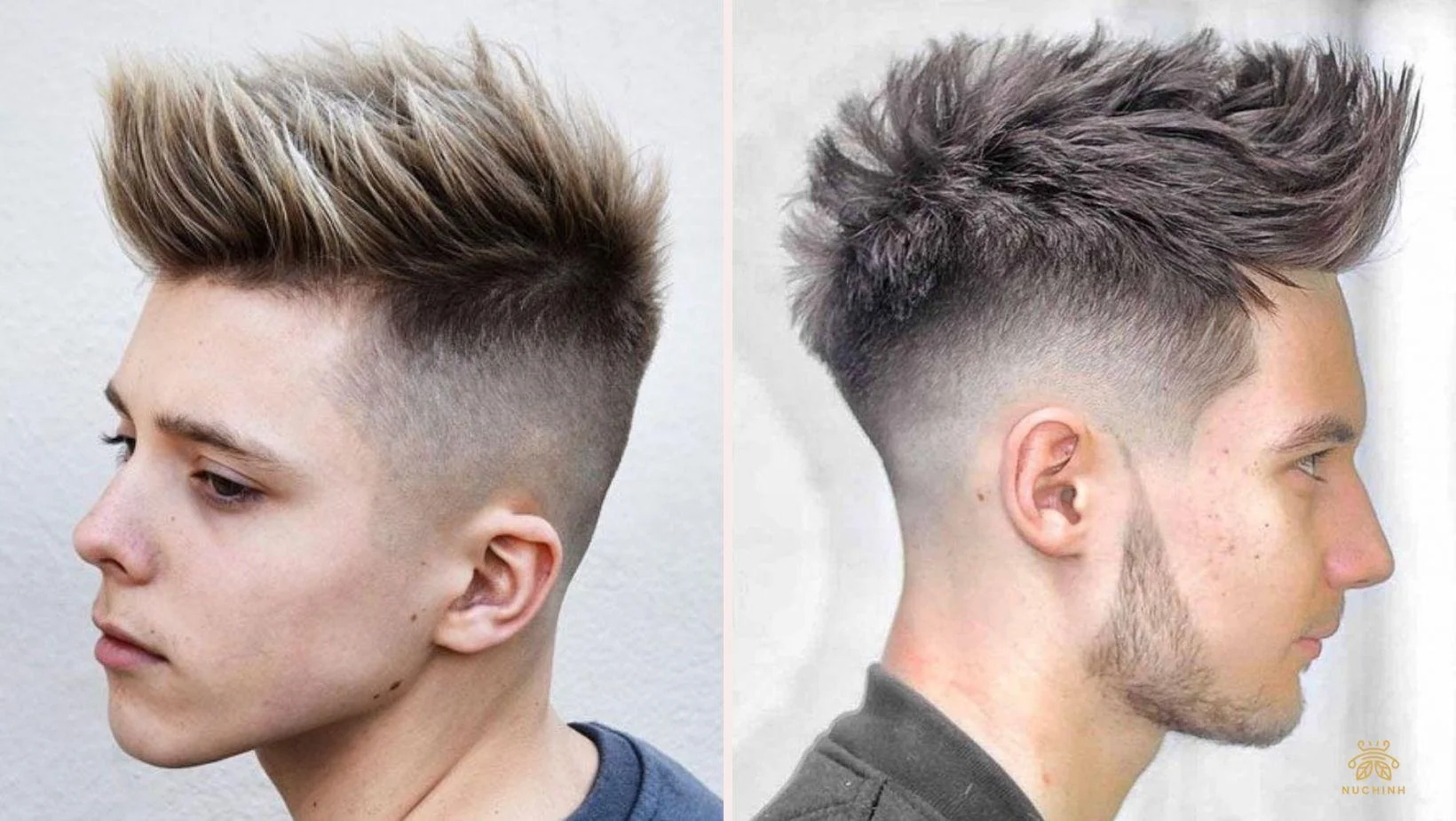 Kiểu tóc undercut dựng đứng trẻ trung và cá tính