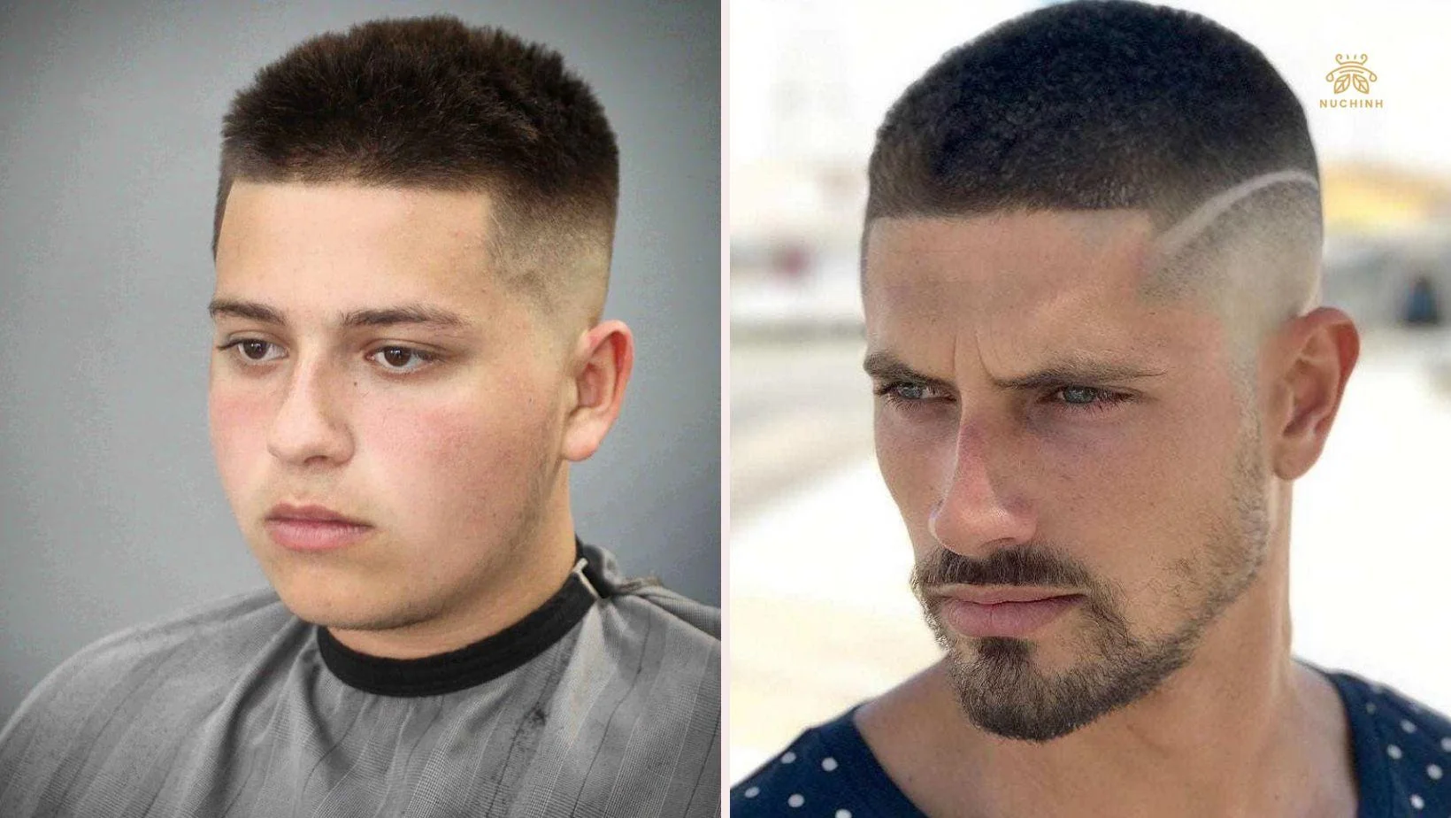 Kiểu tóc buzz cut kết hợp undercut gọn gàng