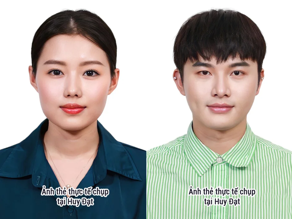Chụp hình thẻ nam nữ thực tế chuyên nghiệp