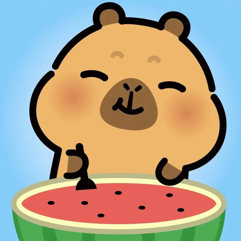 hình nền capybara cute chibi