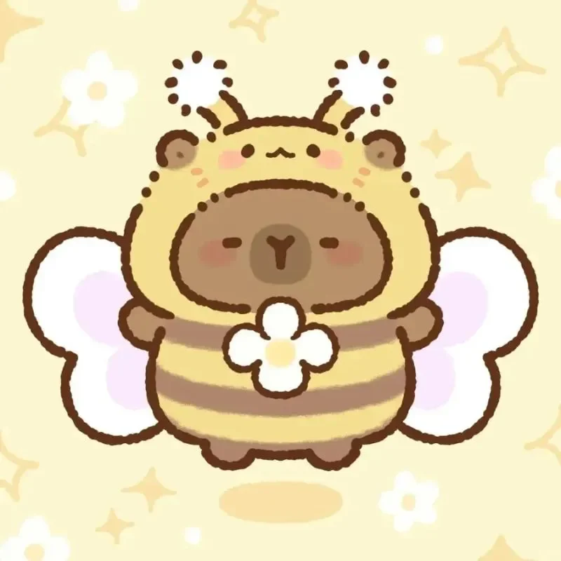 Ảnh Avatar Capybara Cute Nhìn Một Là Muốn Đổi Ngay Ảnh Đại Diện - Nâng tầm bài thuyết trình với Hình Nền Powerpoint Đẹp! (2)