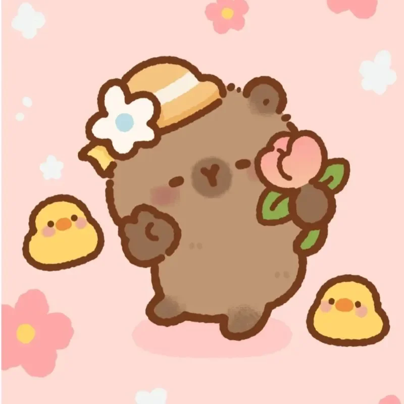 Ảnh Avatar Capybara Cute Nhìn Một Là Muốn Đổi Ngay Ảnh Đại Diện - Nâng tầm bài thuyết trình với Hình Nền Powerpoint Đẹp!