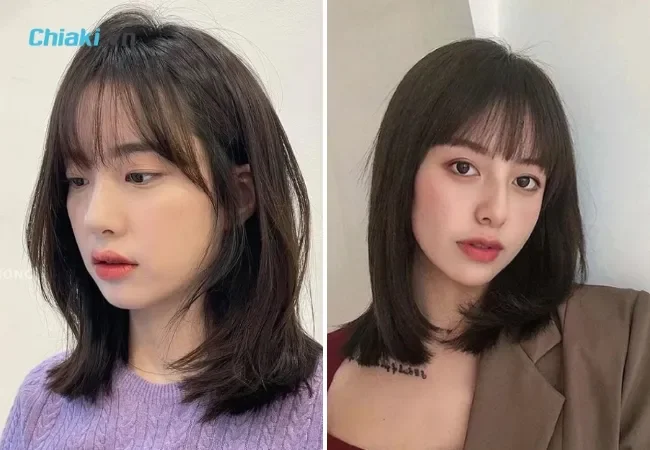 Mái thưa mỏng ngang vai