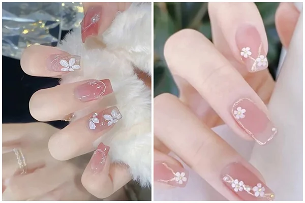 20+ Mẫu Nail Hồng Thạch Nhẹ Nhàng, Nữ Tính