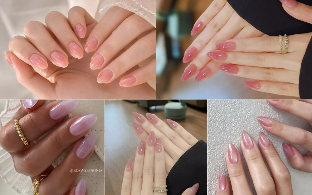 Top 50+ Mẫu Nail Hồng Thạch Đẹp Trong Veo, Tôn Da 2026