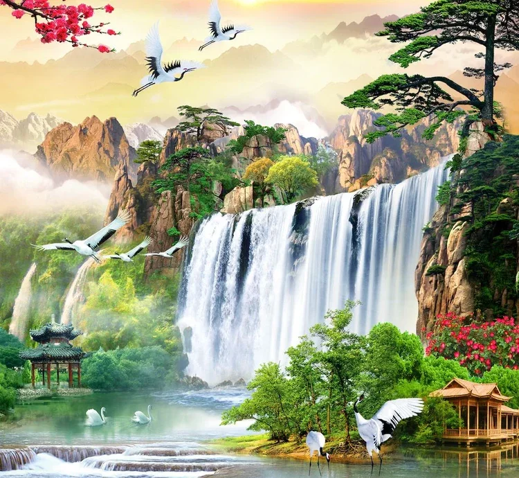 90+ Bộ Tranh Phong Cảnh Hữu Tình Đẹp Nhất [Mới Nhất] Page 4 - Viet Canvas