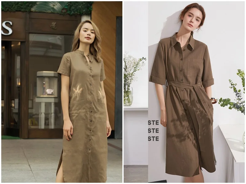 mẫu đầm linen đẹp — ảnh 99