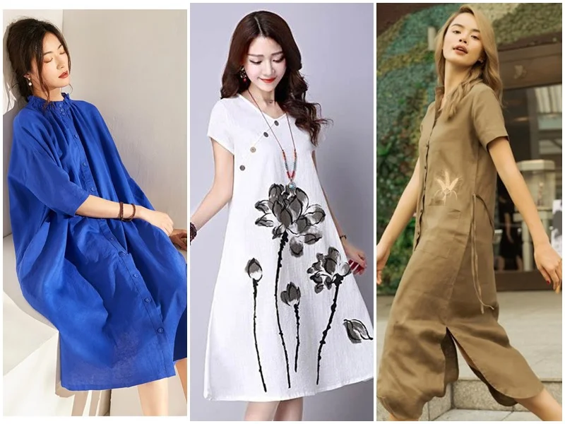 mẫu đầm linen đẹp (39)