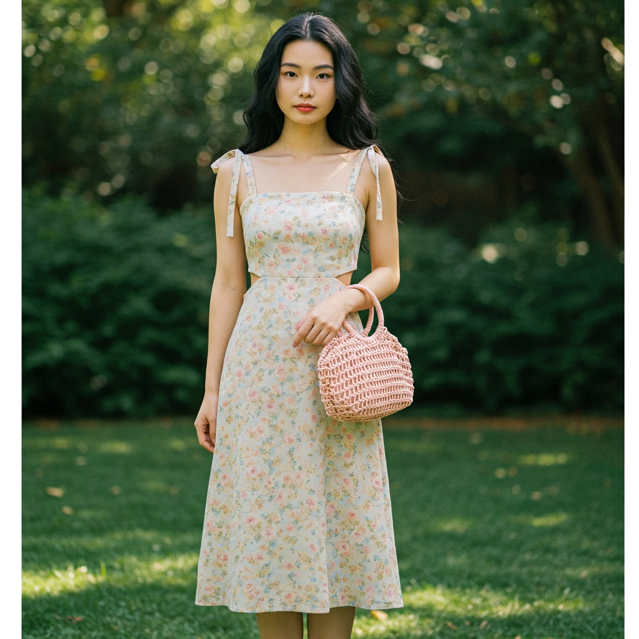 Đầm Linen Hoa Biến Tấu