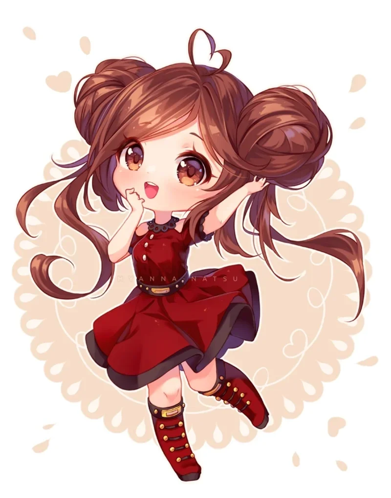 Avatar thú vị cho fan anime với ảnh anime nữ cute chibi