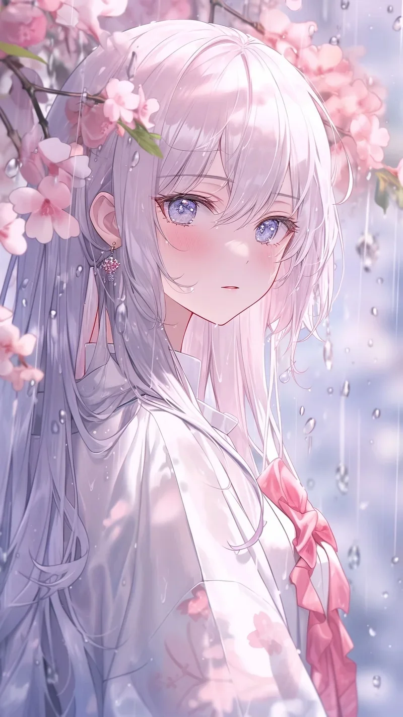 Con gái mê tít với con gái ảnh anime nữ cute đáng yêu