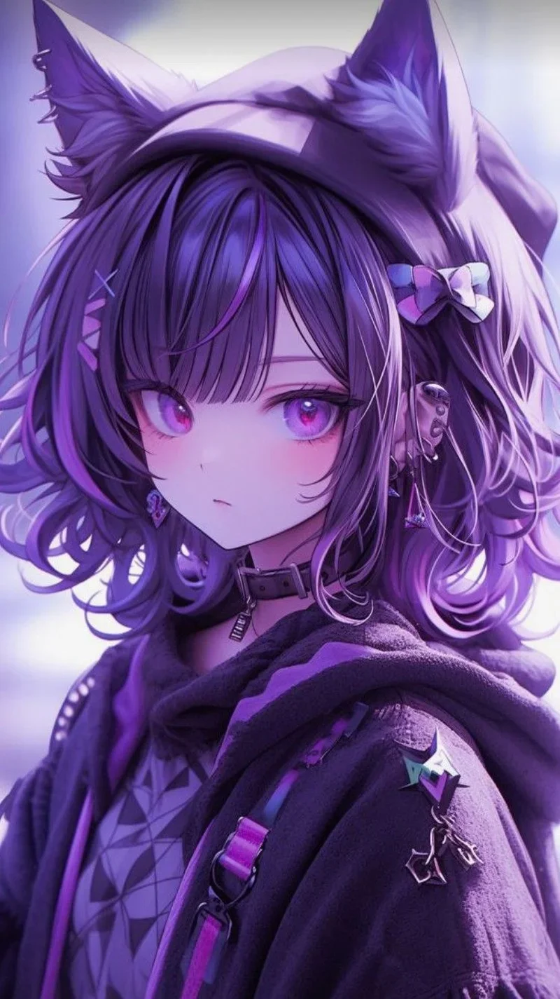 Kết hợp cá tính và đáng yêu với hình ảnh anime ngầu cute nữ