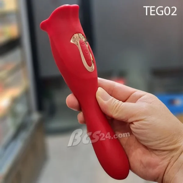 Máy Rung Liếm 2 Đầu Miệng Ngậm Há, Lưỡi Đá Cực Phê – Đỉnh Cao Cảm Giác