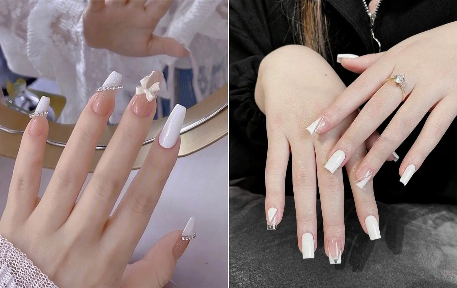 99+ mẫu nail đẹp đơn giản, sang trọng sáng da cực xinh 2024 (3)