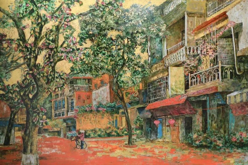 Top +30 Tác phẩm tranh sơn mài phong cảnh Việt Nam đẹp 2026