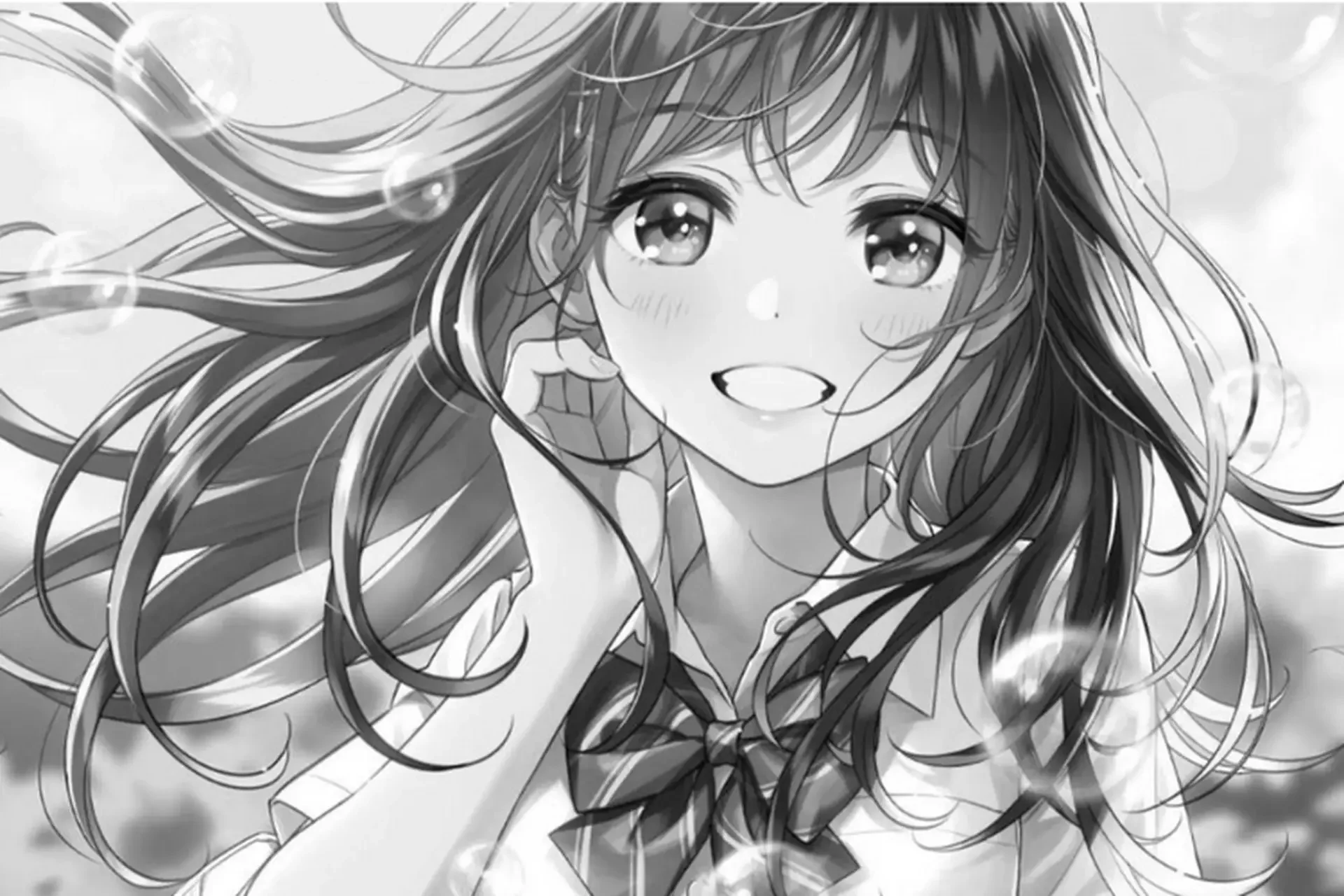 Tổng hợp các hình ảnh anime trắng đen đa phong cách, dùng làm avatar hay hình