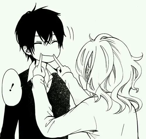 Ảnh Anime Couple ^-^ - Couple 125: Đen Trắng - Wattpad