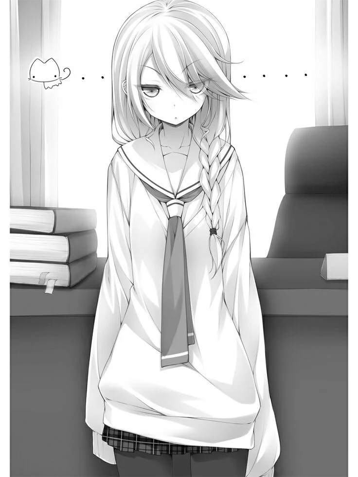 Những Ảnh Anime Đẹp - #23: Girl đen trắng - Wattpad