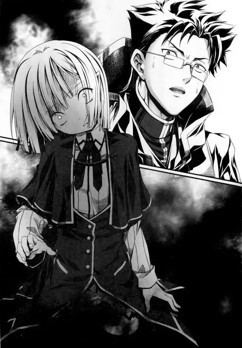Ảnh anime đen trắng các nhân vật bí ẩn