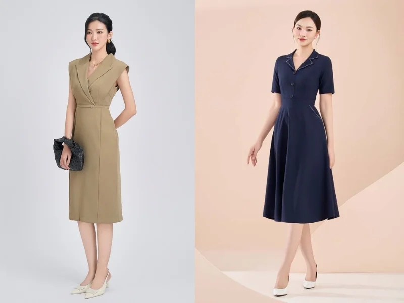 mẫu đầm vest dự tiệc (3)