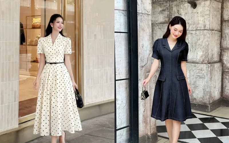 Top mẫu đầm vest công sở 2026 quyền lực và sang trọng