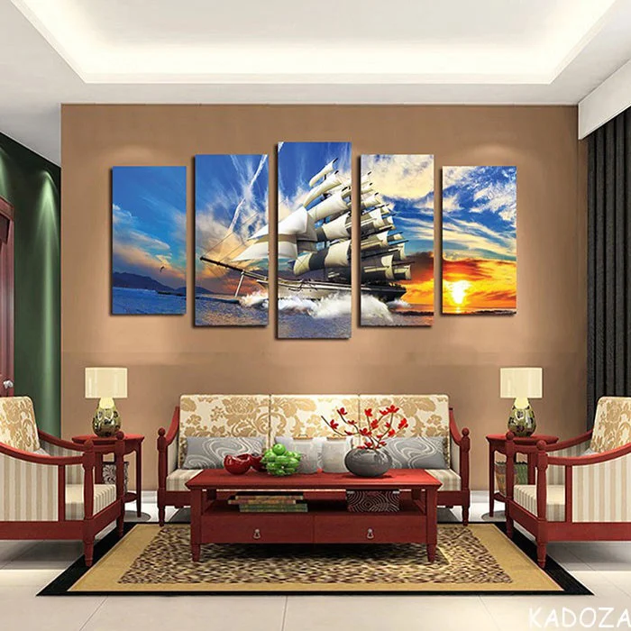 Tranh phong thủy thuận buồm xuôi gió