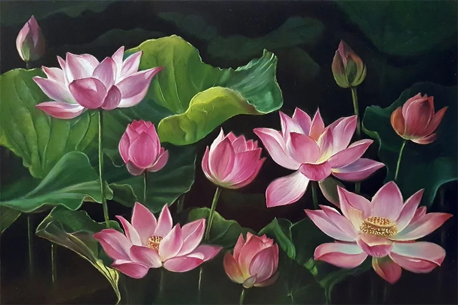 Tranh Hoa sen