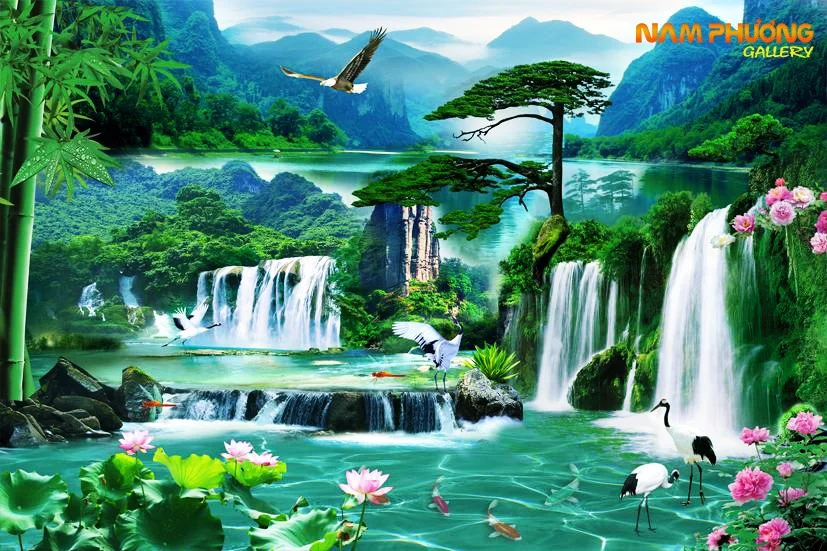 Những Bức Tranh Phong Thủy Đẹp Nhất - Tranh Sơn Dầu Minh Hưng