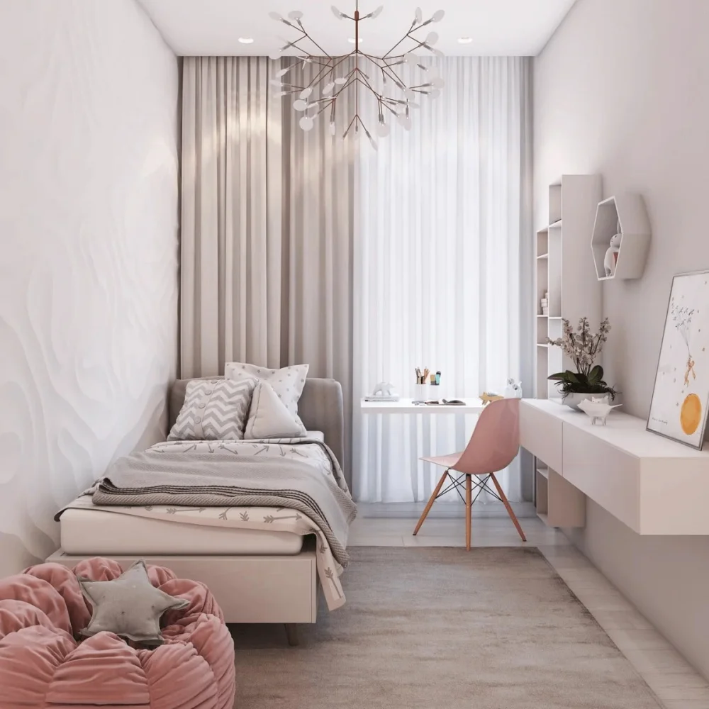 35+ Mẫu thiết kế phòng ngủ nhỏ 6m2 đẹp, tiện nghi
