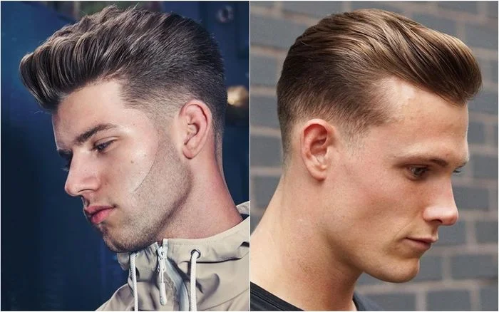 Mẫu tóc side part nam đẹp với đường cắt fade tinh tế