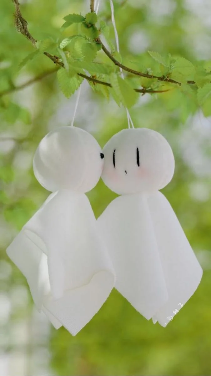 Hình nền Zalo búp bê cầu mưa Teru Teru Bozu
